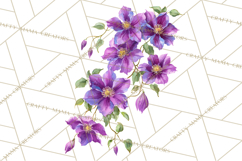 Victorian Floral PNG, Painted Roses, Peonies, Botanical Png Product Image 4