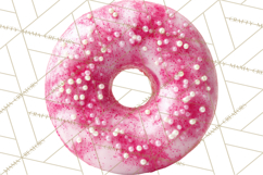 Winter Donuts PNG, Neutral Pastry Clipart, Bakery Elements Product Image 3
