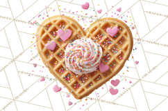 Rainbow Sprinkle Valentine Dessert Clipart PNG Product Image 5