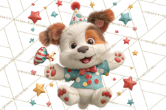 Cute New Year Clipart, Cartoon Animal New Year PNG Product Image 2