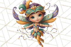 Cute Mardi Gras Characters PNG Kids Animals Carnival Clipart Product Image 2