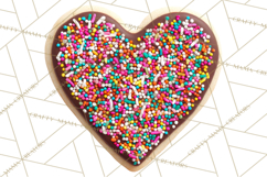 Rainbow Sprinkle Valentine Dessert Clipart PNG Product Image 3