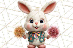 Cute New Year Clipart, Cartoon Animal New Year PNG Product Image 4