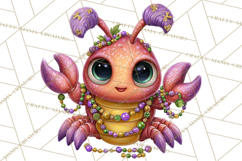 Cute Mardi Gras Characters PNG Kids Animals Carnival Clipart Product Image 4