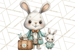 Woodland Animal Doctor Clipart Cute Pediatric Vet PNG Product Image 4