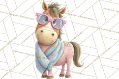 Farm Animals Pool Party Clipart, Summer Farm Animals PNG Product Image 5