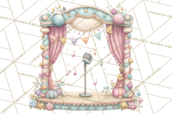 Farm Animals Dance Party Clipart, Dancing Cow Pig Sheep Png Product Image 5