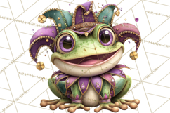 Cute Mardi Gras Characters PNG Kids Animals Carnival Clipart Product Image 5