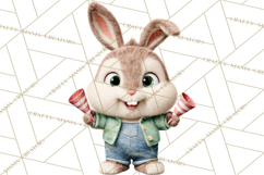 Cute New Year Clipart, Cartoon Animal New Year PNG Product Image 3