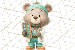 Woodland Animal Doctor Clipart Cute Pediatric Vet PNG Product Image 2