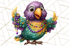 Cute Mardi Gras Characters PNG Kids Animals Carnival Clipart Product Image 4
