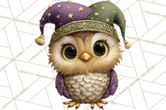 Cute Mardi Gras Characters PNG Kids Animals Carnival Clipart Product Image 5