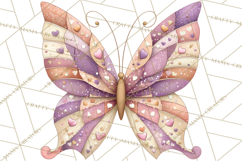 Valentine Butterfly Clipart, Heart Wing PNG Graphics Product Image 5