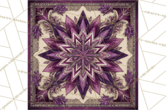 Quilt Squares Clipart PNG Rustic Patchwork Product Image 2