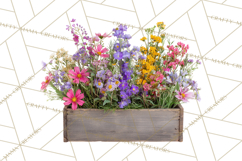 Charming Wildflower Market Floral Clipart PNG Product Image 2