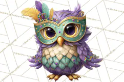 Cute Mardi Gras Characters PNG Kids Animals Carnival Clipart Product Image 2