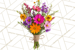 Charming Wildflower Market Floral Clipart PNG Product Image 3