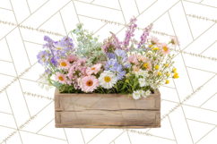 Charming Wildflower Market Floral Clipart PNG Product Image 4