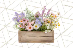 Charming Wildflower Market Floral Clipart PNG Product Image 4