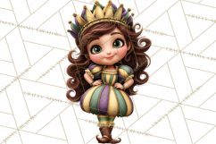 Cute Mardi Gras Characters PNG Kids Animals Carnival Clipart Product Image 4
