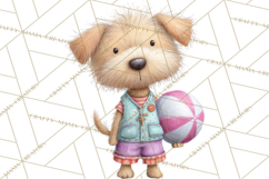 Farm Animals Pool Party Clipart, Summer Farm Animals PNG Product Image 4