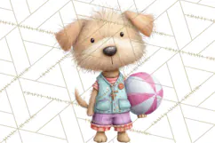 Farm Animals Pool Party Clipart, Summer Farm Animals PNG Product Image 4