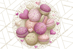 Valentine Tea Party Clipart, Romantic Teapot and Cup PNG Product Image 2
