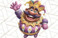 Cute Mardi Gras Characters PNG Kids Animals Carnival Clipart Product Image 2