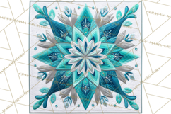 Quilt Squares Clipart PNG Rustic Patchwork Product Image 3