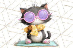 Farm Animals Pool Party Clipart, Summer Farm Animals PNG Product Image 3