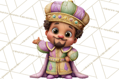 Cute Mardi Gras Characters PNG Kids Animals Carnival Clipart Product Image 4