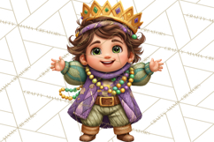 Cute Mardi Gras Characters PNG Kids Animals Carnival Clipart Product Image 5