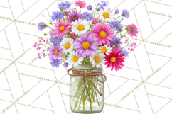 Charming Wildflower Market Floral Clipart PNG Product Image 3