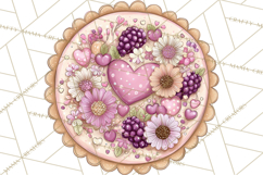 Valentine Tea Party Clipart, Romantic Teapot and Cup PNG Product Image 4