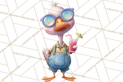 Farm Animals Pool Party Clipart, Summer Farm Animals PNG Product Image 5