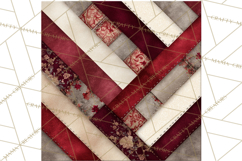 Quilt Squares Clipart PNG Rustic Patchwork Product Image 3