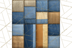 Quilt Squares Clipart PNG Rustic Patchwork Product Image 4