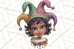 Cute Mardi Gras Characters PNG Kids Animals Carnival Clipart Product Image 4