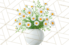 Charming Wildflower Market Floral Clipart PNG Product Image 5