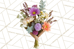 Charming Wildflower Market Floral Clipart PNG Product Image 2