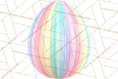 Easter Egg Clipart PNG, Decorated Easter Eggs Clip Art Product Image 2