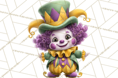 Cute Mardi Gras Characters PNG Kids Animals Carnival Clipart Product Image 5