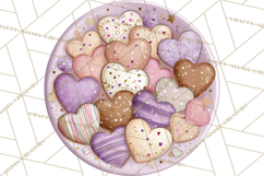 Valentine Tea Party Clipart, Romantic Teapot and Cup PNG Product Image 2