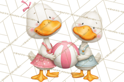 Farm Animals Pool Party Clipart, Summer Farm Animals PNG Product Image 3