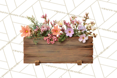 Charming Wildflower Market Floral Clipart PNG Product Image 4