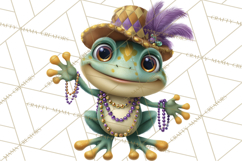 Cute Mardi Gras Characters PNG Kids Animals Carnival Clipart Product Image 5