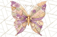 Valentine Butterfly Clipart, Heart Wing PNG Graphics Product Image 3