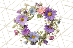 Charming Wildflower Market Floral Clipart PNG Product Image 3