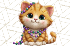 Cute Mardi Gras Characters PNG Kids Animals Carnival Clipart Product Image 4