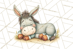 Farm Animals Clipart PNG, Cow Pig Sheep Horse Chicken Goat Product Image 3